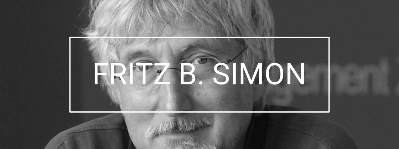 Fritz B. Simon Fritz B. Simon Books